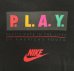 画像3: 90'S NIKE "P.L.A.Y." 銀タグ シングルステッチ 両面プリント Tシャツ ブラック USA製 (VINTAGE) (3)