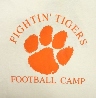 画像3: 90'S NIKE "FIGHTIN' TIGERS" 銀タグ シングルステッチ 両面プリント Tシャツ ホワイト USA製 (VINTAGE)