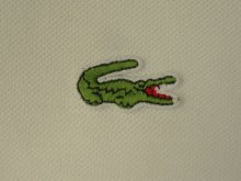 他の写真2: 80'S CHEMISE LACOSTE ポロシャツ ホワイト/プリント入り フランス製 (VINTAGE)