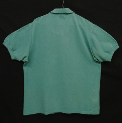 画像3: 80'S CHEMISE LACOSTE ポロシャツ ミントブルーヘザー フランス製 (VINTAGE)