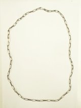 ナバホ族 インディアンジュエリー ナバホチェーン シルバーネックレス 75cm (NEW)