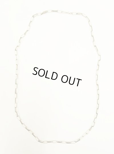 画像1: ナバホ族 インディアンジュエリー ナバホチェーン シルバーネックレス 60cm (NEW)