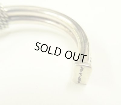 画像5: ナバホ族 インディアンジュエリー "STEVE ARVISO" ホースウィスパラー シルバーバングル (NEW)