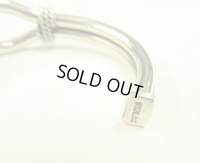 画像5: ナバホ族 インディアンジュエリー "STEVE ARVISO" ホースウィスパラー シルバーバングル (NEW)