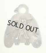 40'S ナバホ族 インディアンジュエリー "THUNDERBIRD & SWASTIKA" シルバー ペンダントトップ (VINTAGE)