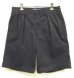 画像1: 90'S RALPH LAUREN "TYLER SHORT" ツープリーツ チノショーツ ネイビー (VINTAGE) (1)