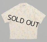 90'S RALPH LAUREN レーヨン 半袖 オープンカラーシャツ ライトピンク/柄 (VINTAGE)