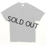 80'S HANES シングルステッチ 半袖 ヘンリーネック Tシャツ ダークネイビー USA製 (VINTAGE)