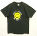 画像1: 90'S DON'T WORRY BE HAPPY! シングルステッチ 半袖 Tシャツ ブラック USA製 (VINTAGE) (1)