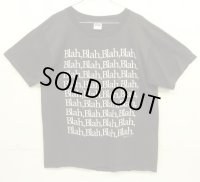 80'S BLAH,BLAH,BLAH シングルステッチ 半袖 Tシャツ ブラック USA製 (VINTAGE)