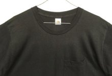 他の写真1: 80'S FRUIT OF THE LOOM シングルステッチ 耳付きポケット 半袖 Tシャツ ブラック USA製 (DEADSTOCK)