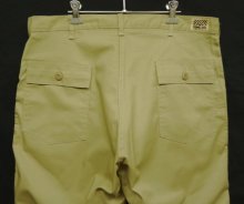 他の写真3: 80'S GUNG HO 旧タグ ベイカーパンツ ベージュ 42TALONジップ USA製 (DEADSTOCK)