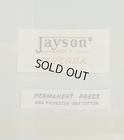 画像2: 70'S JAYSON "JAYCODA" 半袖 オープンカラーシャツ チェック柄 USA製 (VINTAGE)