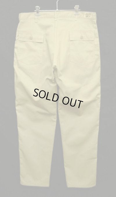 画像5: 80'S GUNG HO 旧タグ ベイカーパンツ ベージュ 42TALONジップ USA製 (DEADSTOCK)