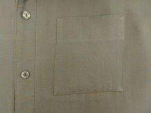 他の写真2: 70'S Mr.CALIFORNIA レーヨンギャバ 半袖 オープンカラーシャツ 玉虫色 (VINTAGE)
