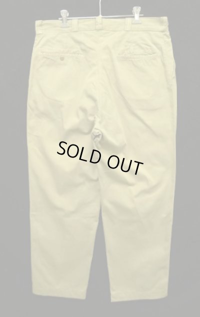 画像6: 60'S BOAT SAIL CLOTH "SANFORIZED" コットン100% チノパンツ GRIPPER ZIPPER製ブラスジップ USA製 (VINTAGE)