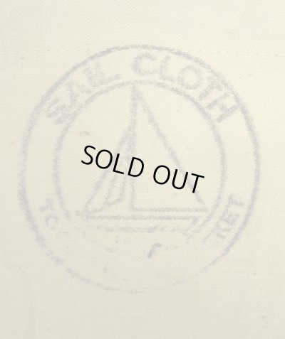 画像2: 60'S BOAT SAIL CLOTH "SANFORIZED" コットン100% チノパンツ GRIPPER ZIPPER製ブラスジップ USA製 (VINTAGE)