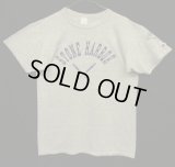 80'S CHAMPION トリコタグ 88/12 シングルステッチ 袖プリント 半袖 Tシャツ ヘザーグレー USA製 (VINTAGE)