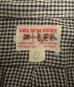 画像2: 60'S SAKS FIFTH AVENUE 6ボタン ポプリン 半袖 三点留め BDシャツ ギンガムチェック (VINTAGE) (2)