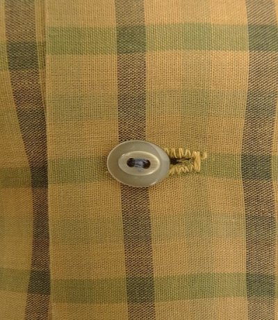 画像5: 60'S CATALINA 三角タグ コットン 半袖 オープンカラーシャツ チェック柄 (VINTAGE)