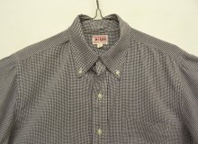 他の写真1: 60'S SAKS FIFTH AVENUE 6ボタン ポプリン 半袖 三点留め BDシャツ ギンガムチェック (VINTAGE)