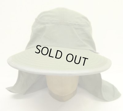 画像3: 00'S PATAGONIA "SPOONBILL CAP" ロングビル ナイロンキャップ ネックガード付き カーキ/グレーUSA製 (VINTAGE)