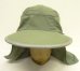 画像3: 00'S PATAGONIA "SPOONBILL CAP" ロングビル ナイロンキャップ ネックガード付き カーキ/グレーUSA製 (VINTAGE)