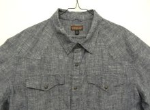 他の写真1: PATAGONIA ヘンプ/コットン 半袖 ウエスタンシャツ インディゴ (USED)