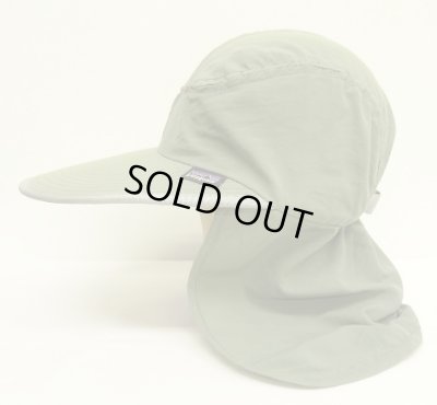 画像6: 00'S PATAGONIA "SPOONBILL CAP" ロングビル ナイロンキャップ ネックガード付き カーキ/グレーUSA製 (VINTAGE)