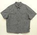 画像1: PATAGONIA ヘンプ/コットン 半袖 ウエスタンシャツ インディゴ (USED) (1)