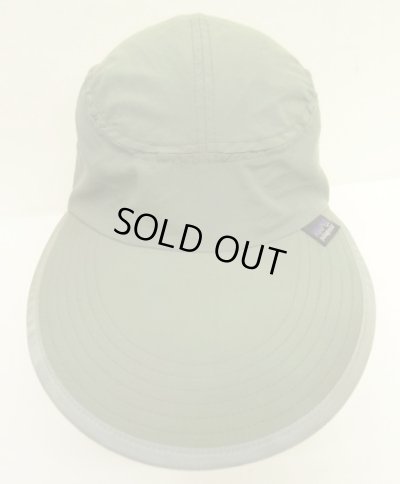 画像5: 00'S PATAGONIA "SPOONBILL CAP" ロングビル ナイロンキャップ ネックガード付き カーキ/グレーUSA製 (VINTAGE)