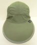 画像5: 00'S PATAGONIA "SPOONBILL CAP" ロングビル ナイロンキャップ ネックガード付き カーキ/グレーUSA製 (VINTAGE)