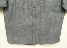 他の写真3: PATAGONIA ヘンプ/コットン 半袖 ウエスタンシャツ インディゴ (USED)