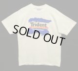 90'S MTV x TRIDENT 両面プリント シングルステッチ 半袖 Tシャツ ホワイト USA製 (VINTAGE)