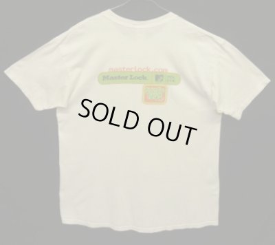 画像4: 90'S MTV x MASTER LOCK 両面プリント 半袖 Tシャツ ホワイト (VINTAGE)