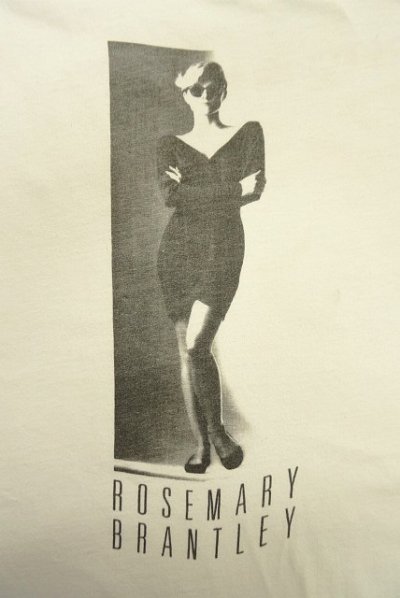 画像3: 00'S ROSEMARY BRANTLEY シングルステッチ 半袖 Tシャツ ホワイト USA製 (VINTAGE)