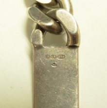 他の写真1: シルバー925 IDブレスレット ホールマーク シルバー イギリス製 (VINTAGE)