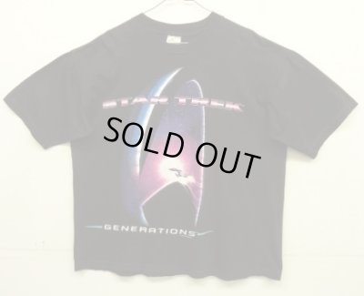 画像1: 90'S STAR TREK シングルステッチ 半袖 Tシャツ ブラック (VINTAGE)