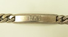 他の写真1: シルバー925 IDブレスレット ホールマーク シルバー イギリス製 (VINTAGE)