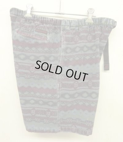 画像4: 90'S GRAMICCI 旧ロゴ ベルト付き クライミングショーツ 総柄 USA製 (VINTAGE)