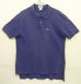 画像1: 80'S IZOD LACOSTE 半袖 ポロシャツ フェードネイビー USA製 (VINTAGE) (1)
