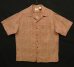 画像1: 00'S LL Bean コットン 半袖 オープンカラーシャツ 総柄 (VINTAGE) (1)