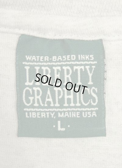 画像2: 90'S LL Bean "LIBERTY GRAPHICS" シングルステッチ 両面プリント 半袖 Tシャツ アッシュグレー USA製 (VINTAGE)