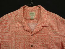 他の写真1: 00'S LL Bean コットン 半袖 オープンカラーシャツ 総柄 (VINTAGE)