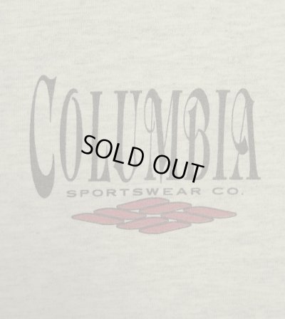 画像3: 80'S COLUMBIA シングルステッチ 両面プリント 半袖 Tシャツ アッシュグレー USA製 (VINTAGE)