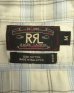 画像2: 90'S RRL 三ツ星タグ チンスト＆マチ付き 猫目ボタン 半袖 ワークシャツ チェック柄 (VINTAGE) (2)