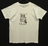 90'S RRL シングルステッチ 半袖 Tシャツ ホワイト USA製 (VINTAGE)