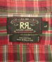 画像2: 90'S RRL 三ツ星タグ チンスト＆マチ付き 半袖 ワークシャツ チェック柄 (VINTAGE) (2)