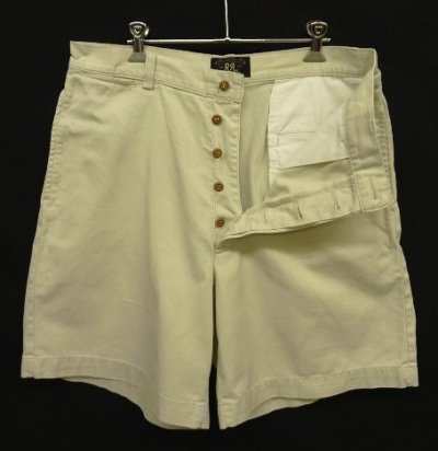 画像3: 90'S RRL 三ツ星タグ ミリタリーチノショーツ オフホワイト USA製 (VINTAGE)