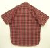 画像5: 90'S RRL 三ツ星タグ チンスト＆マチ付き 半袖 ワークシャツ チェック柄 (VINTAGE) (5)